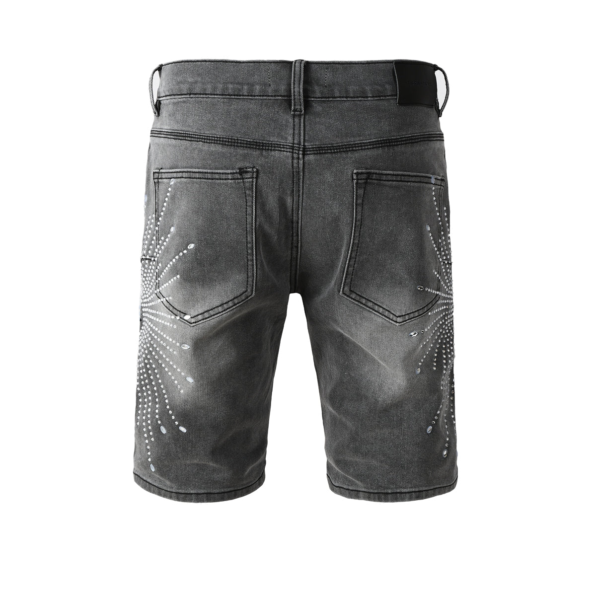 CASADEPT-PURPLE DENIM SHORTS 5094