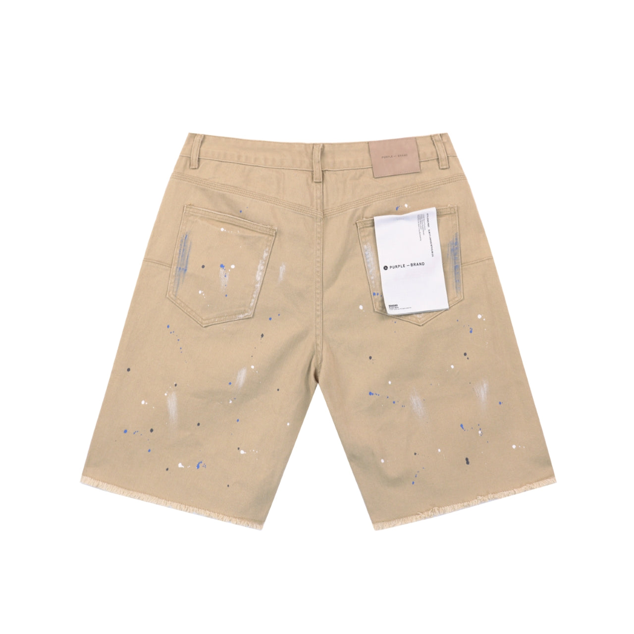 CASADEPT-PURPLE DENIM SHORTS