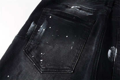 Men's Purple Jeans 9002